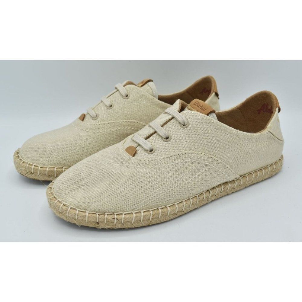 Olukai Womens Size 7 Kaula Pa'a Li Tapa Espadrille Comfort Casual‎ Shoes